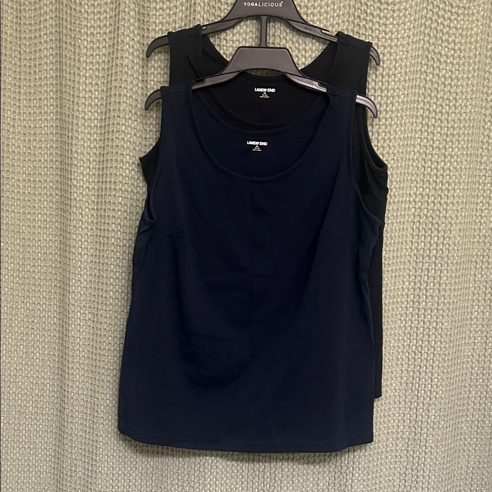 Bundle 2 Lands’ End Cotton tanks